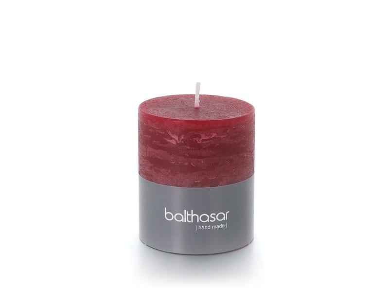 balthasar | Zylinderkerze Rustico, Antikrot | 7x8 cm (DxH), Brenndauer 35h