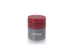 balthasar | Zylinderkerze Rustico, Antikrot | 7x8 cm (DxH), Brenndauer 35h
