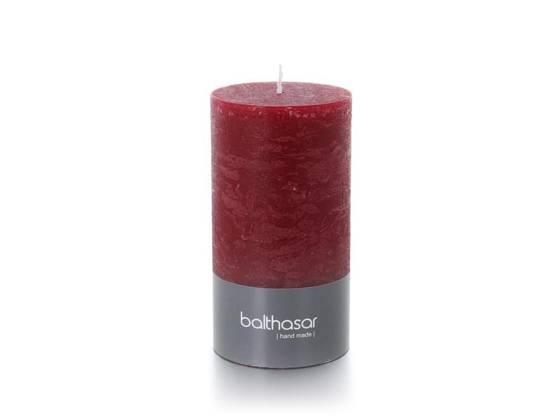 balthasar | Zylinderkerze Rustico, Antikrot | 7x13 cm (DxH), Brenndauer 60h