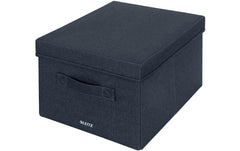 Leitz, Faltbox Fabric Dunkelgrau, 2er Pack
