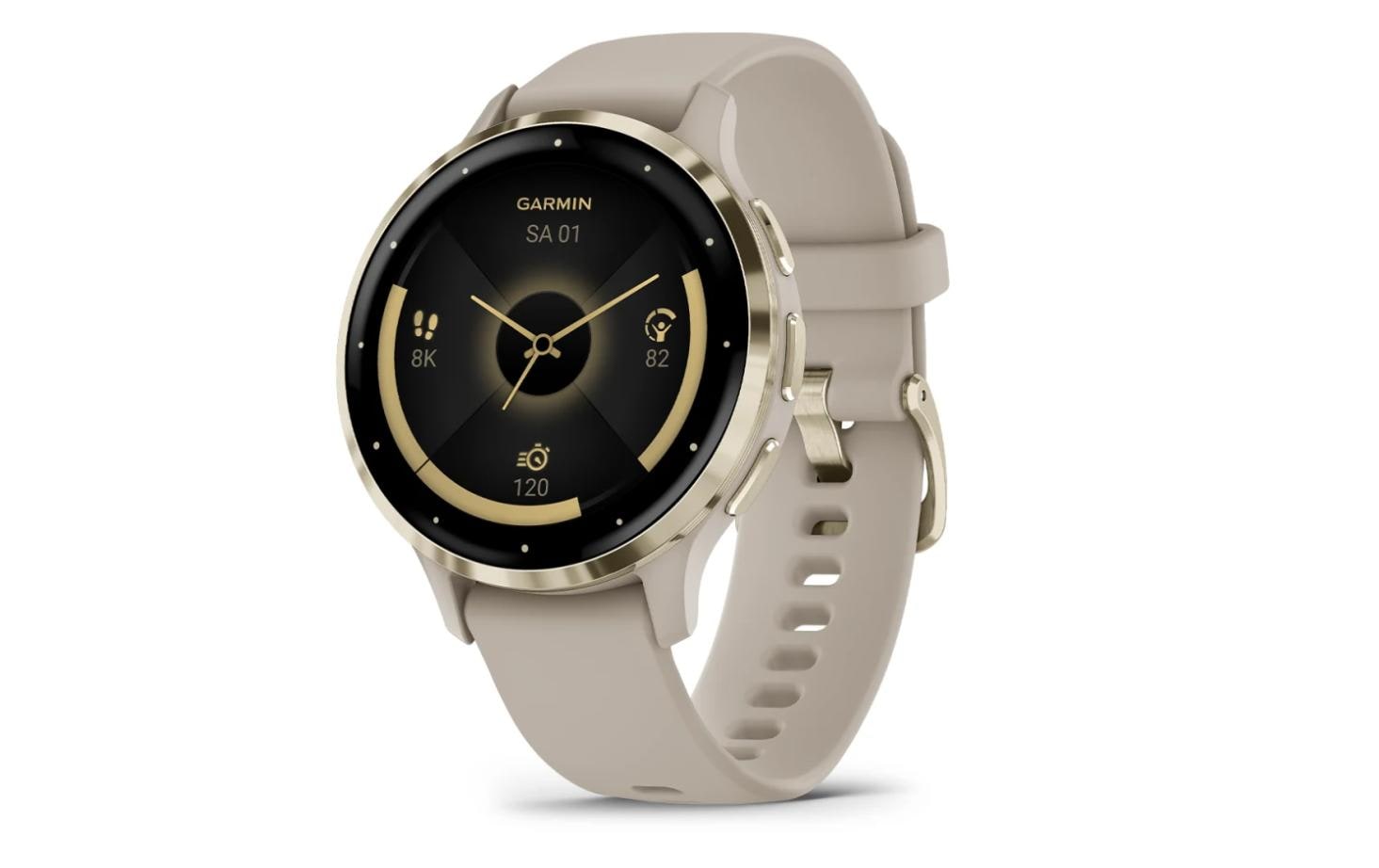 GARMIN, Sportuhr Venu 3S French Gray / Soft