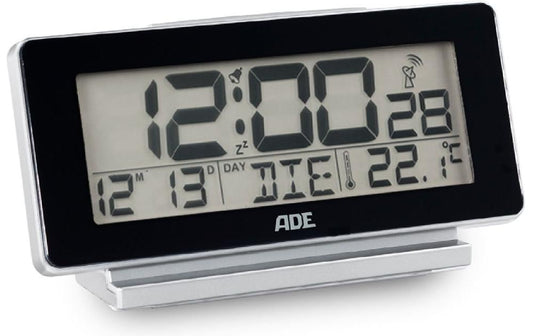 ADE digitaler Funkwecker,Temp-& Datumsanzei