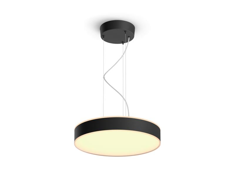 Philips Hue | White Amb. Enrave Pendelleuchte | schwarz 4500lm inkl. Dimmschalter