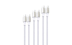 4smarts | USB2.0-Kabelset C-C. 1m,1,5m, 3m | 60Watt Fast Charging, Digital Adapter,Nylon