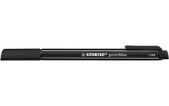 STABILO | PointMax Filzschreiber L | 0.8mm, schwarz, 10 Stk.