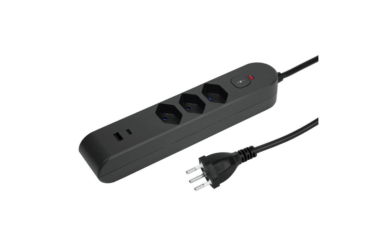 Steffen Steckerleiste IQ 3xT13, USB-A+C