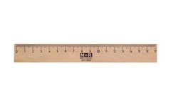 M+R Flachlineal Buche mit Metalleinlage