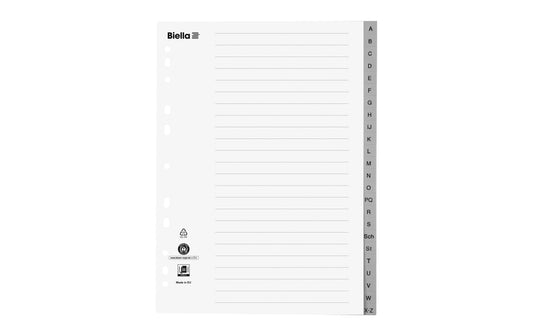 Biella Register A-Z, 24-teilig