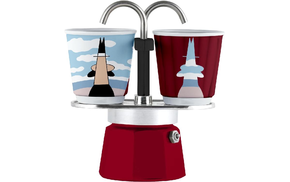 Bialetti Mini Express Magrite 2 Tassen