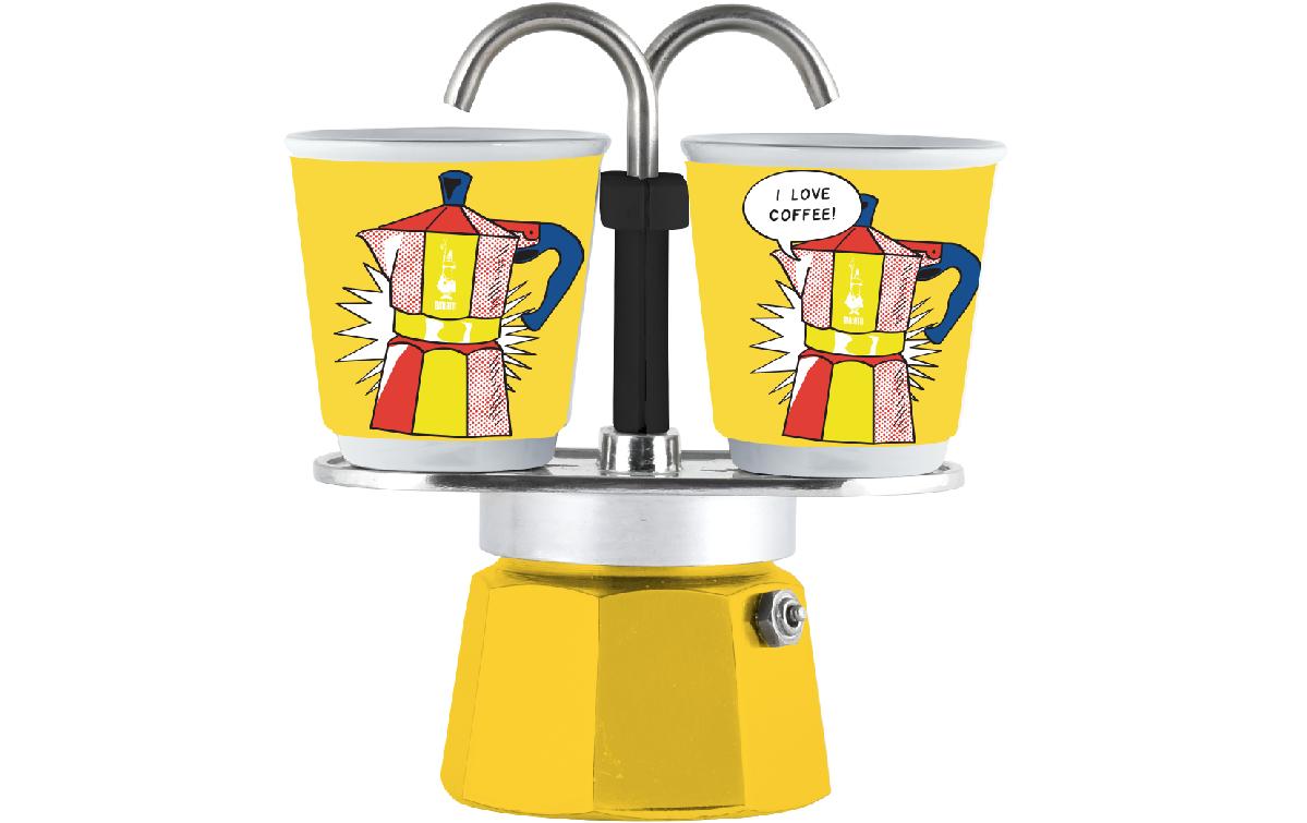 Bialetti Mini Express Lichtenstein 2 Tassen