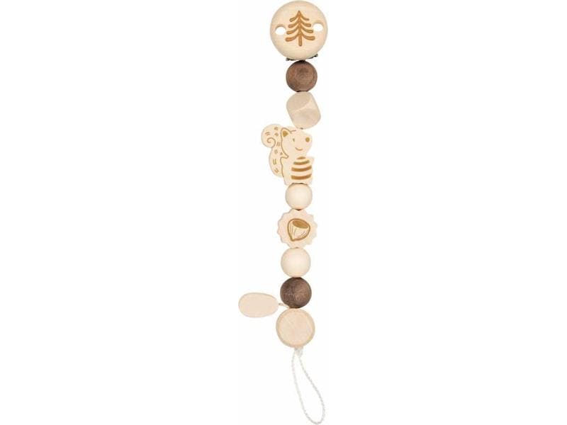 Goki | Schnullerkette Eichhörnchen | L= 21 cm
