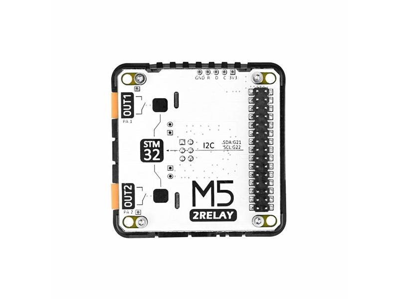 M5Stack | 2-Channel AC Relay Module 13.2 | STM32F030
