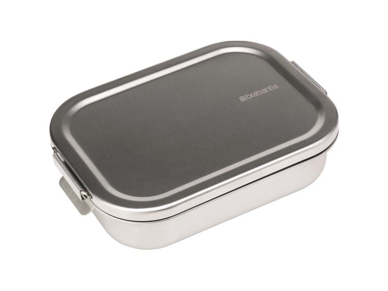 Brabantia | Lunchbox Make & Take 1.1L Medium | B: 20,4, L: 13,6, H: 5,7cm, Edelstahl