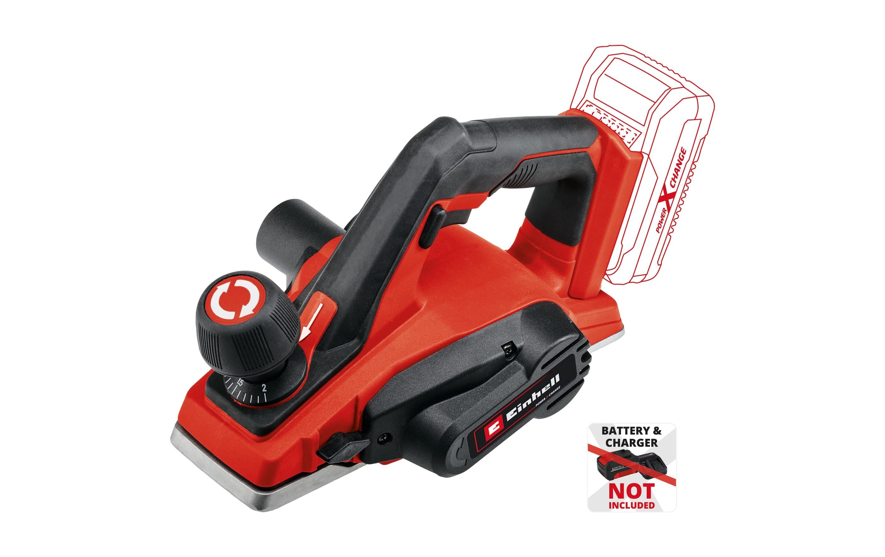 Einhell Akku-Hobel TE-PL 18/82 Li - Solo