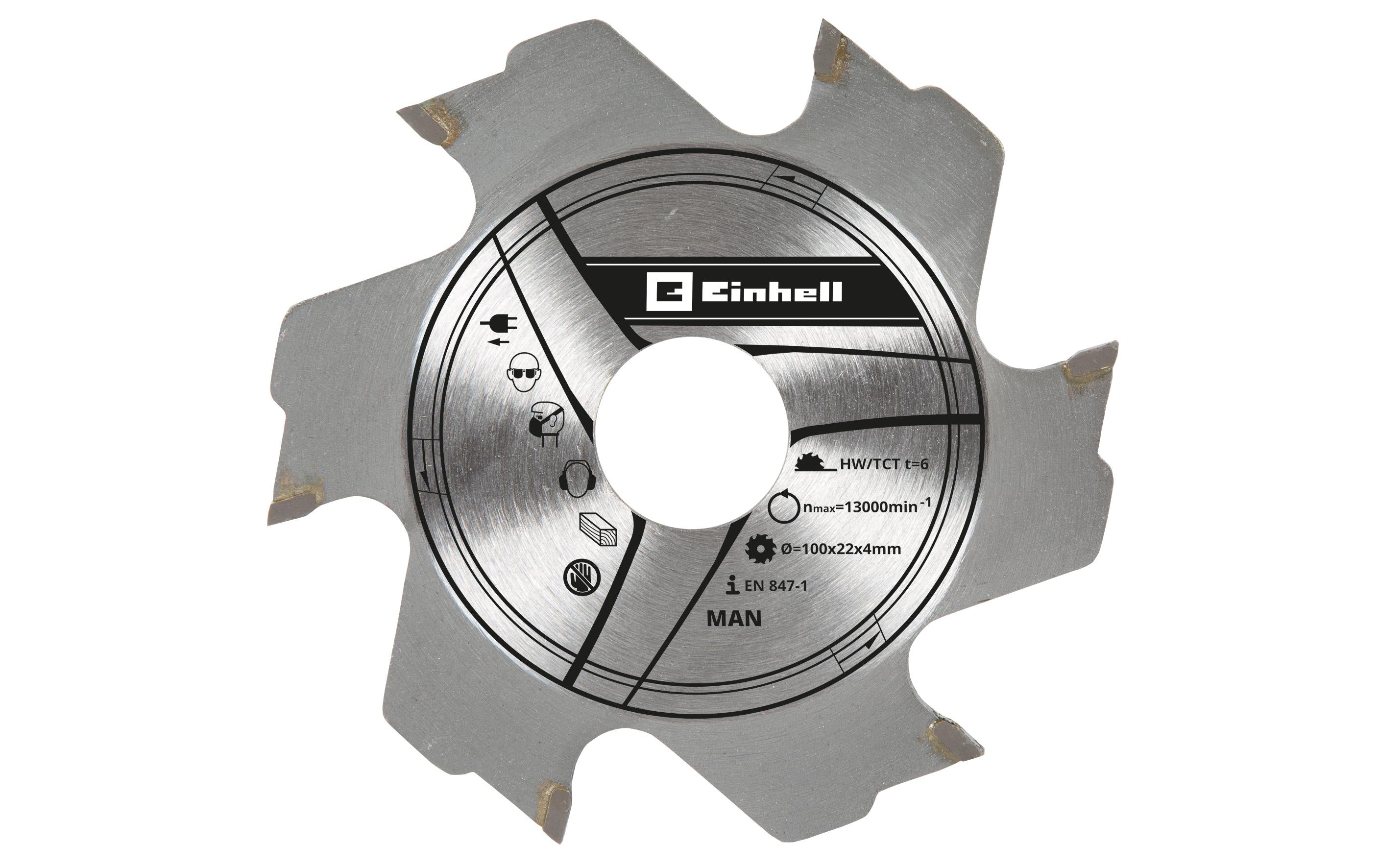 kwb Fräserblatt 100x22x3,8 mm 6Z