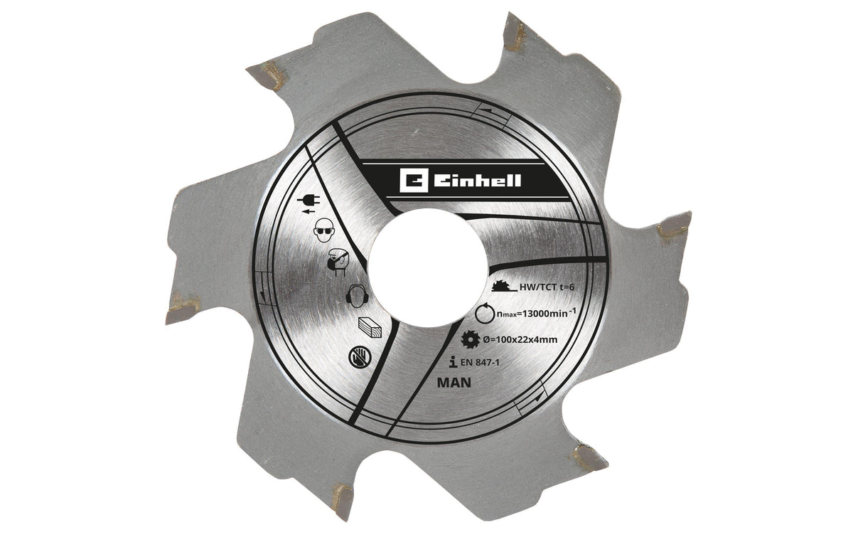 kwb Fräserblatt 100x22x3,8 mm 6Z