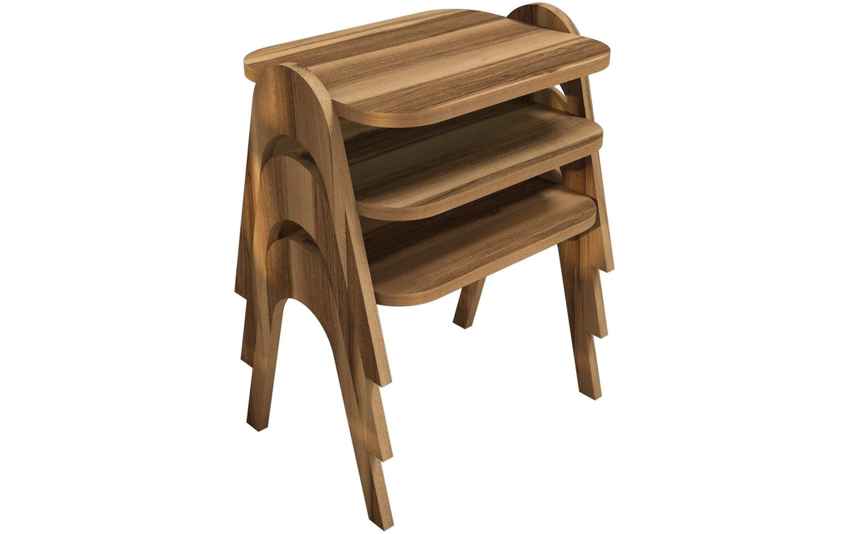Woody Fashion Beistelltisch Paris Walnuss