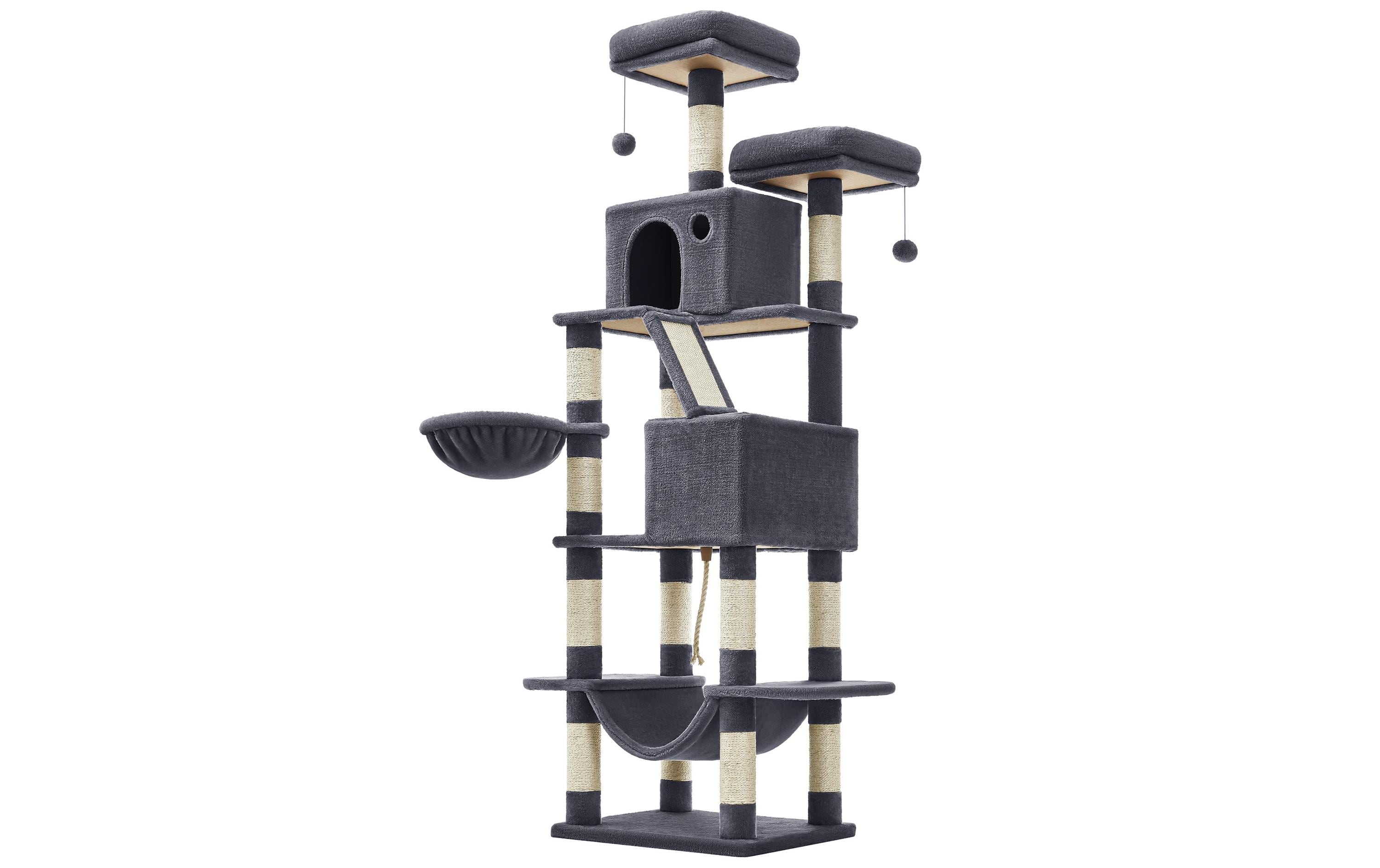 Feandrea Kratzbaum rauchgrau/beige XL