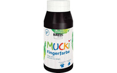 Kreul, Fingerfarbe Mucki 750 ml, Schwarz