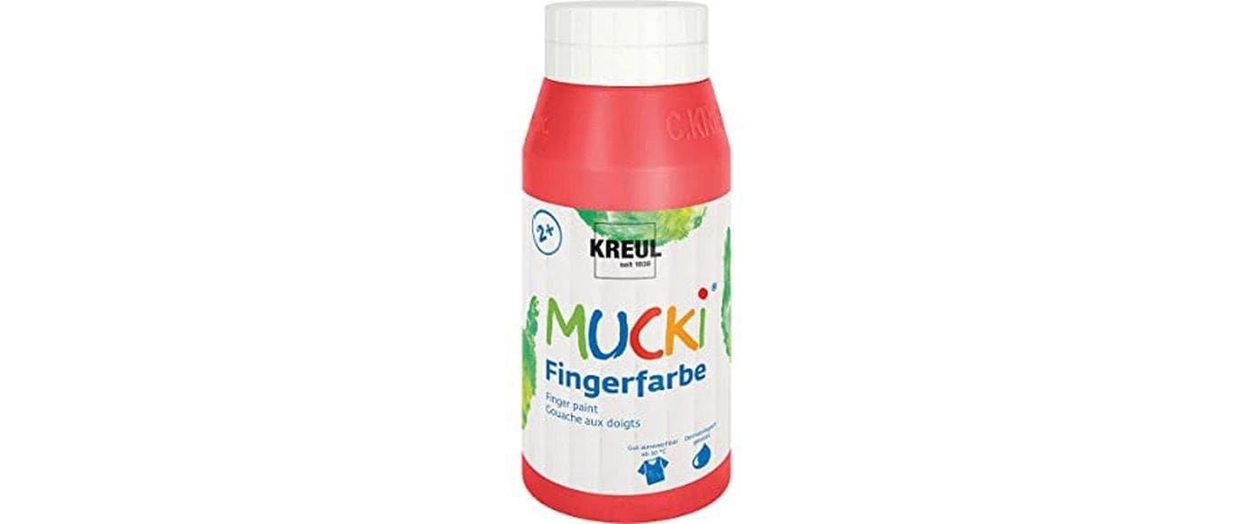 Kreul, Fingerfarbe Mucki 750 ml, Rot