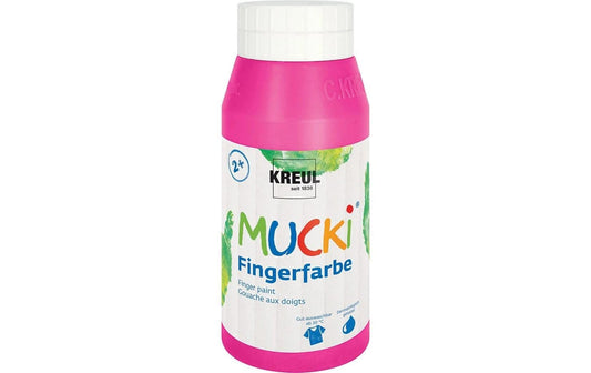 Kreul, Fingerfarbe Kreul Mucki 750 ml, Pink