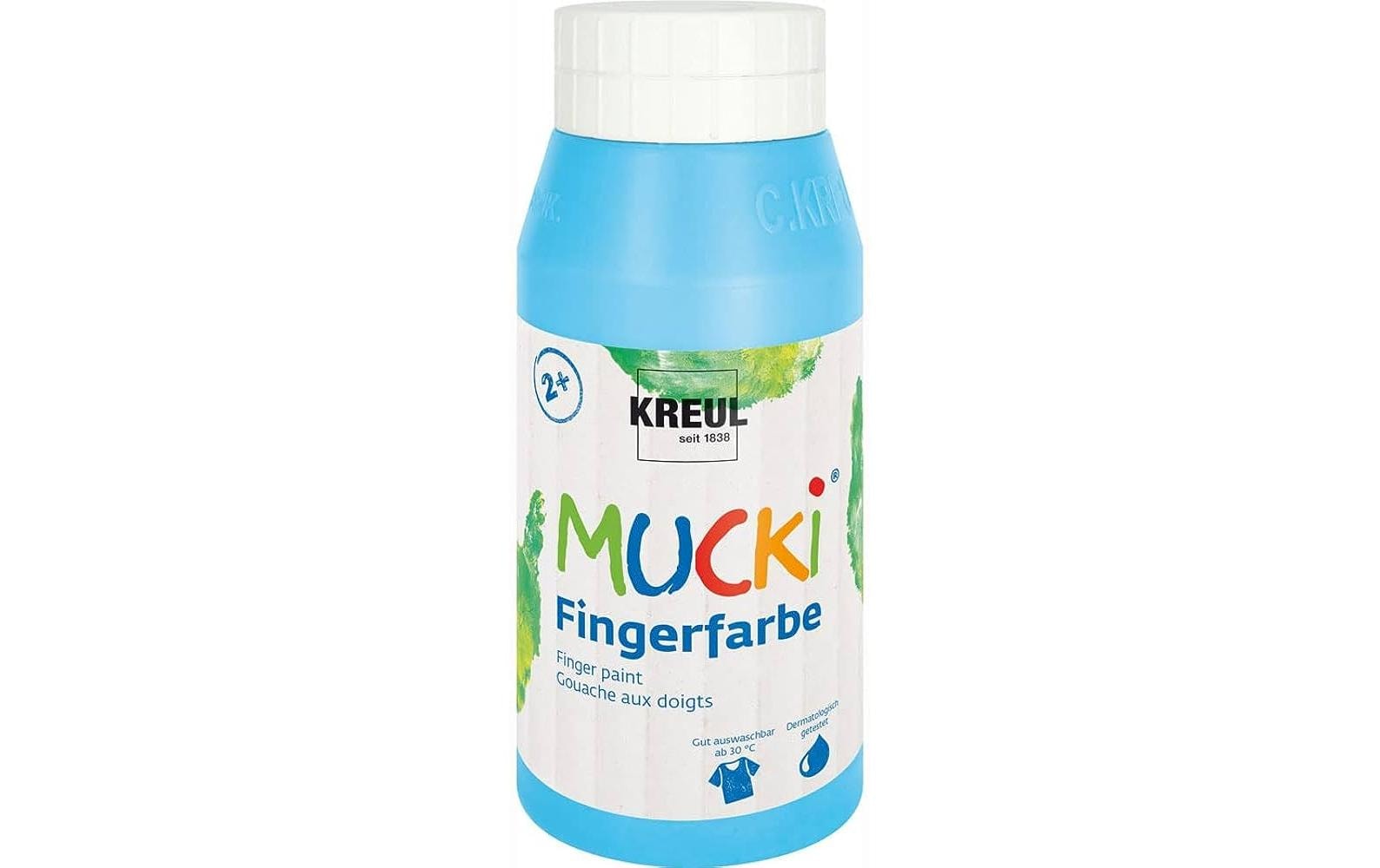 Kreul, Fingerfarbe Mucki 750 ml, Hellblau