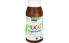 Kreul, Fingerfarbe Mucki 750 ml, Braun