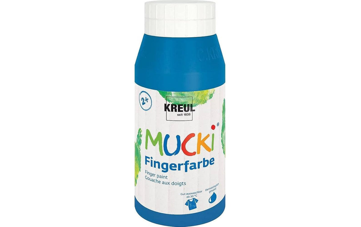 Kreul, Fingerfarbe Mucki 750 ml, Blau