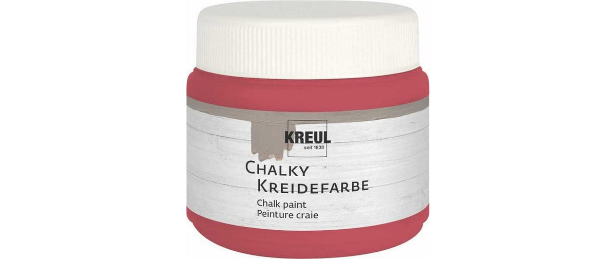 Kreul, Kreidefarbe Chalky Cozy Red, 150 ml