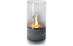 balthasar LED Kerze Gracia grau