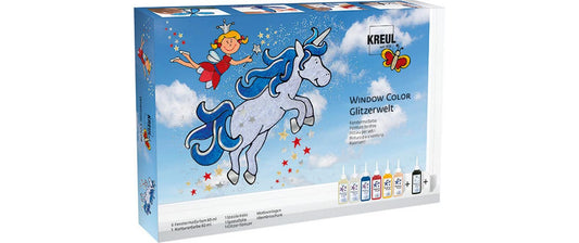 Kreul, Fensterfarbe Window Color Set Glitze