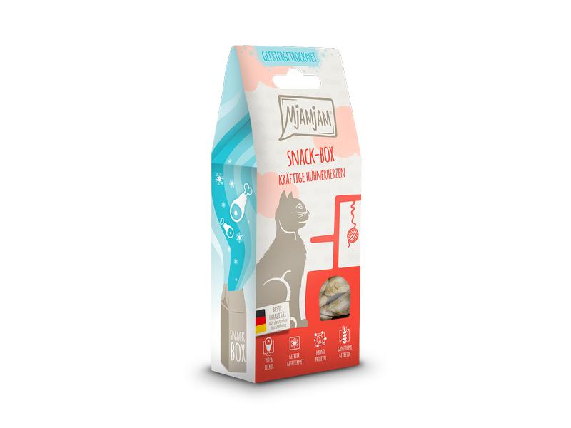 Mjamjam | Cat Snack Box Hühnerherzen 35g | 35 g