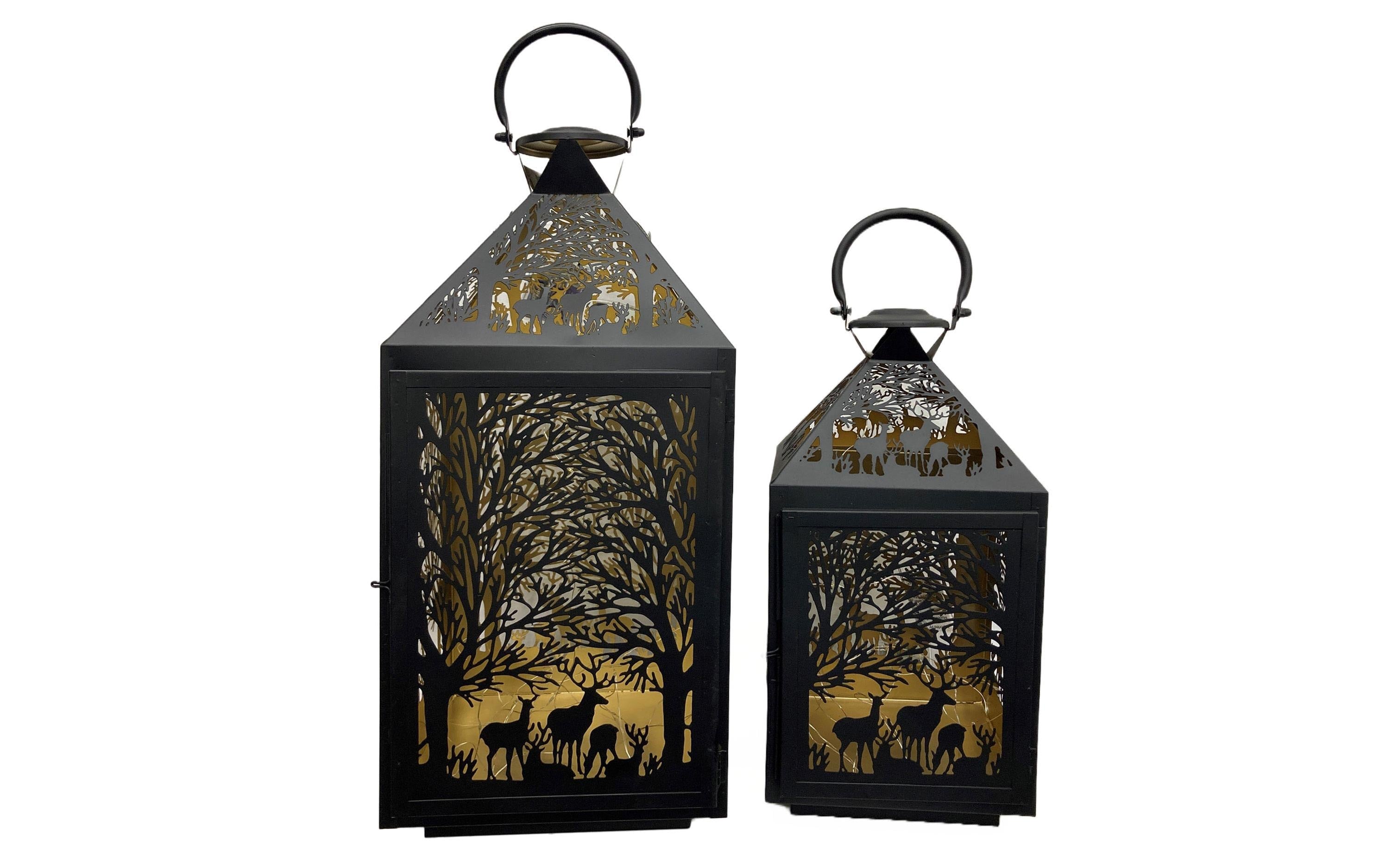 Dameco Laterne Forest, 2er Set, Metall