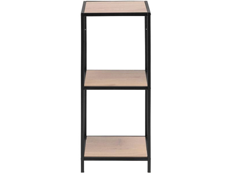 AC Design | Regal Seaford | MDF/Stahl, 35x37x82,5 cm, Wildeiche