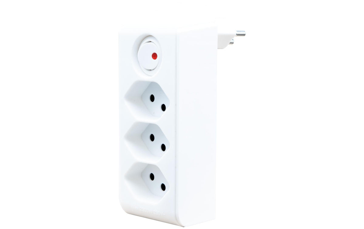 Brennenstuhl 3-fach Abzweigstecker drehbar