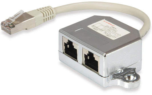 Equip RJ45 Anschlussverdoppler, 100Mbps