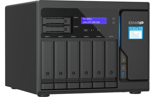 QNAP NAS TS-855X-8G, 6+2-bay