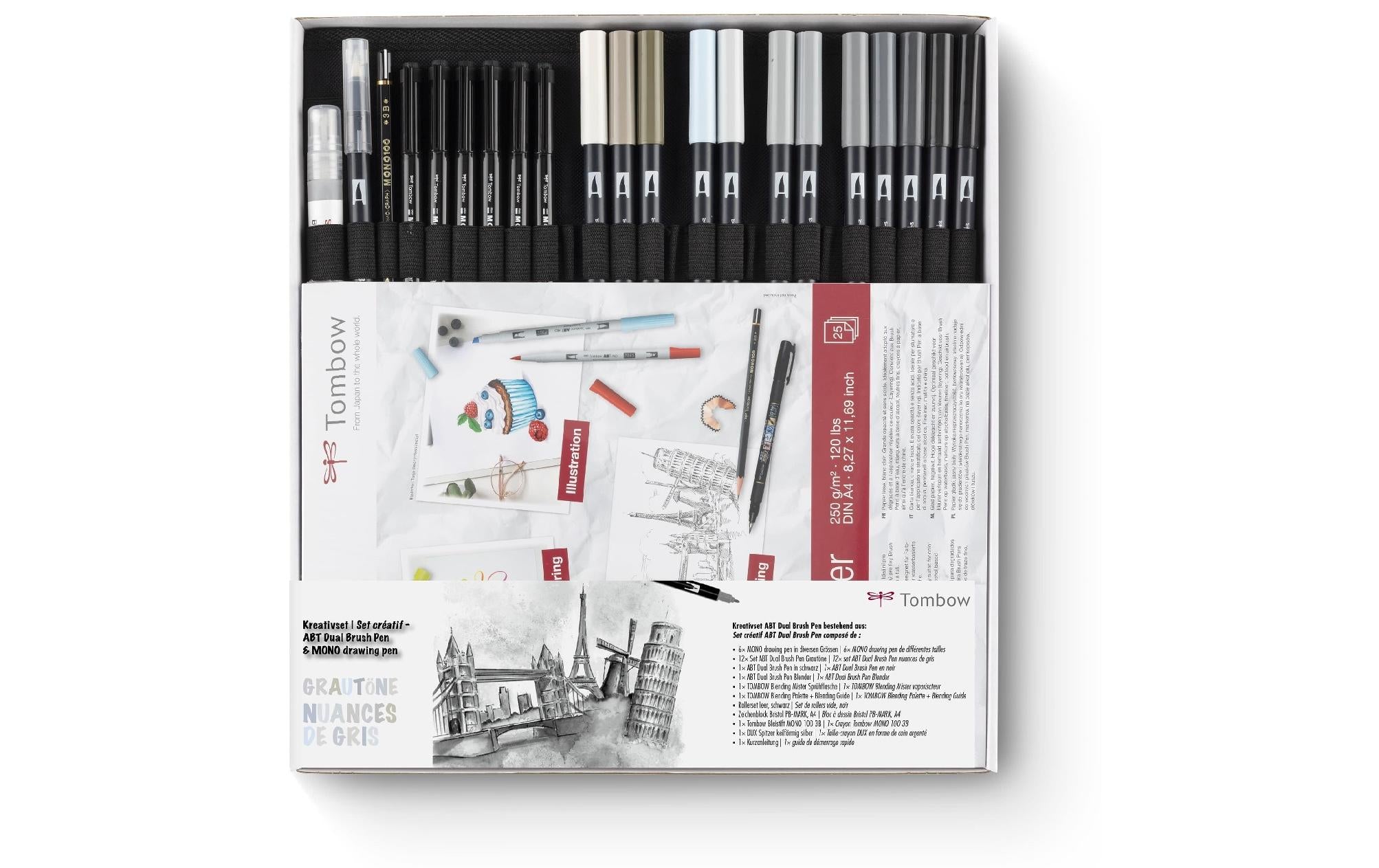 TOMBOW Kreativset ABT Grautöne