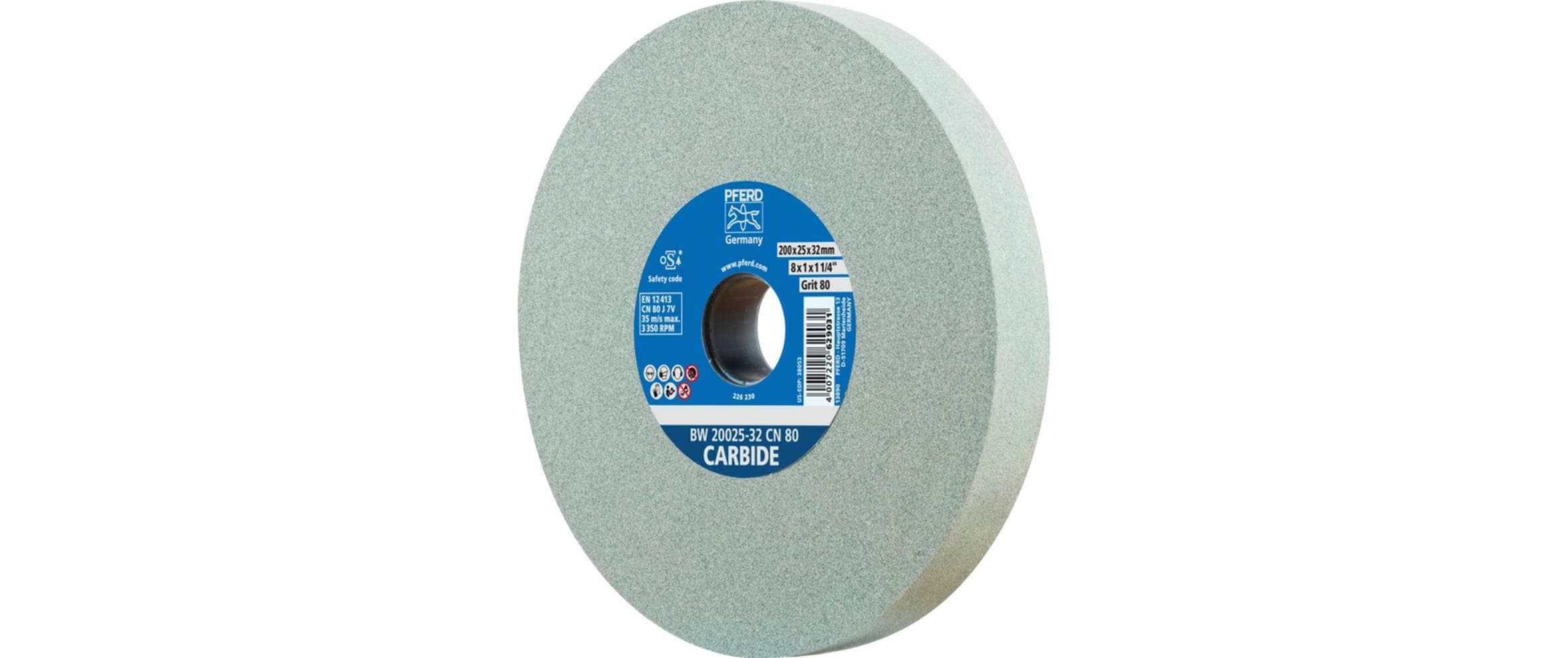 PFERD Schleifbockscheibe Ø200x25mm Ø32mm