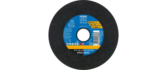 Pferd | Trennscheibe EHT 125x1.0x22.23mm | gerade, Universallinie, Stahl