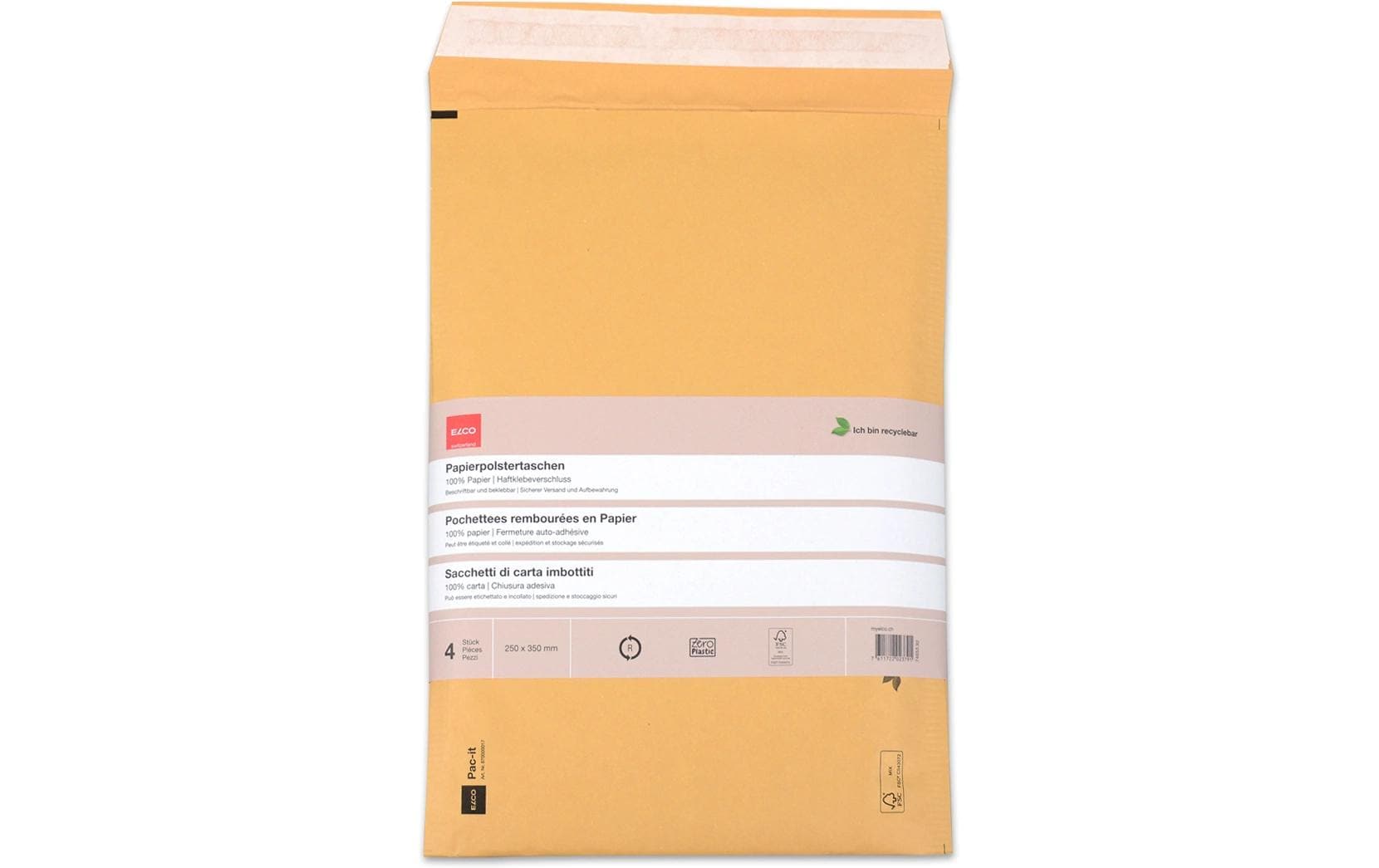 Papierpolstertasche, Zero Plastic
