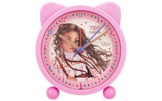 Topmodel | Depesche Wecker Top Model Cosy pink | Mit Nachtlicht, inkl. 1x AA Batterie