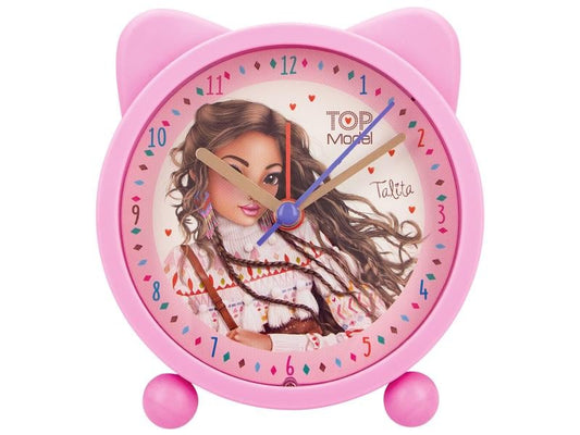 Topmodel | Depesche Wecker Top Model Cosy pink | Mit Nachtlicht, inkl. 1x AA Batterie