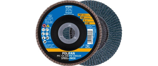 PFERD Polifan Fächersch. 125x22.23mm Z60