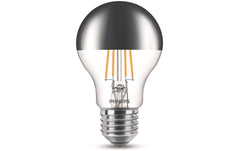 Philips | LED Lampe 7.2W (48W) | E27, A60, 610lm, 2700K, klar/Kopfspiegel
