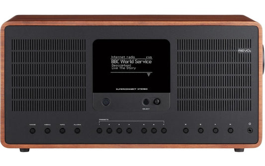 Revo SuperConnect Stereo, walnuss schwarz