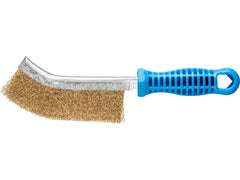 Pferd | Handbürste gebogen Stahl Ø0.3mm | Einreihig, gebogen
