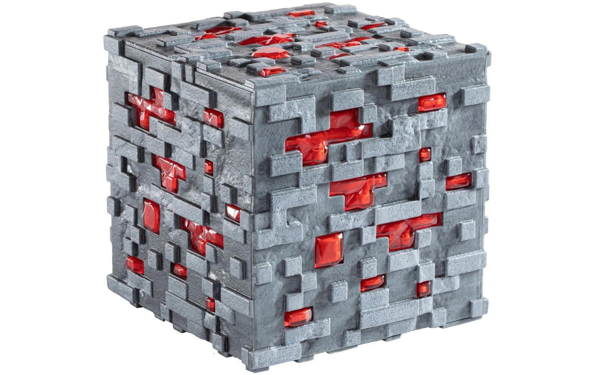 Minecraft Illuminating Redstone Ore Cube