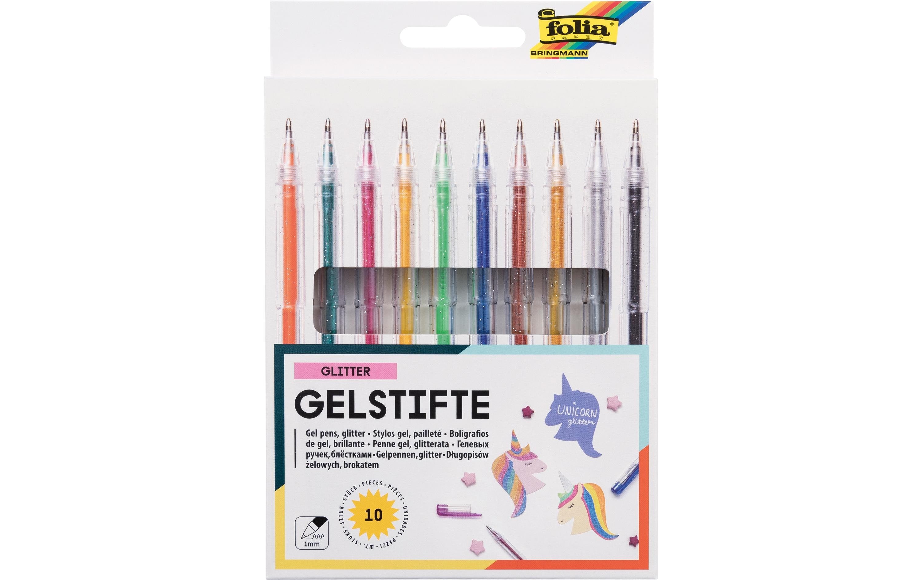 Folia Gelschreiber glitter