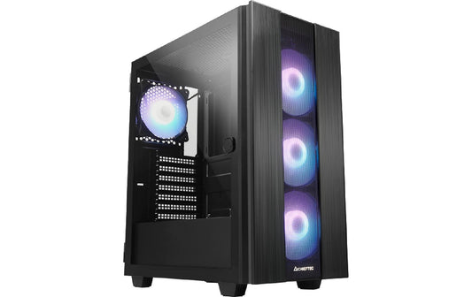 Chieftec | Midi Tower Hunter 2, schwarz o.NT | 2x3.5, 2x2.5 , 1x Type-C, 1x USB3.1